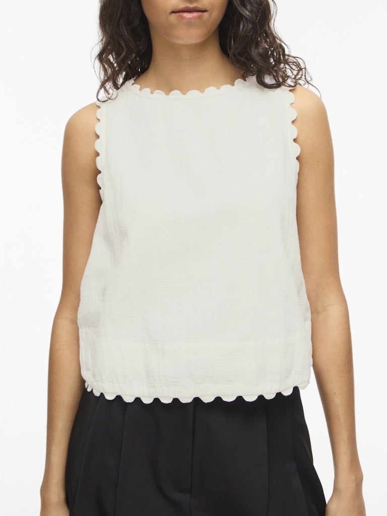Vila | Top Mindy snow white