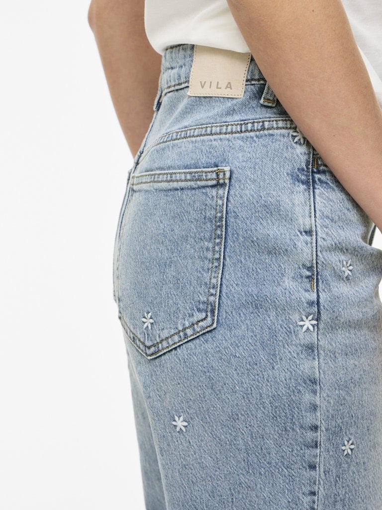 Vila | Jeans Kelly straight light blue