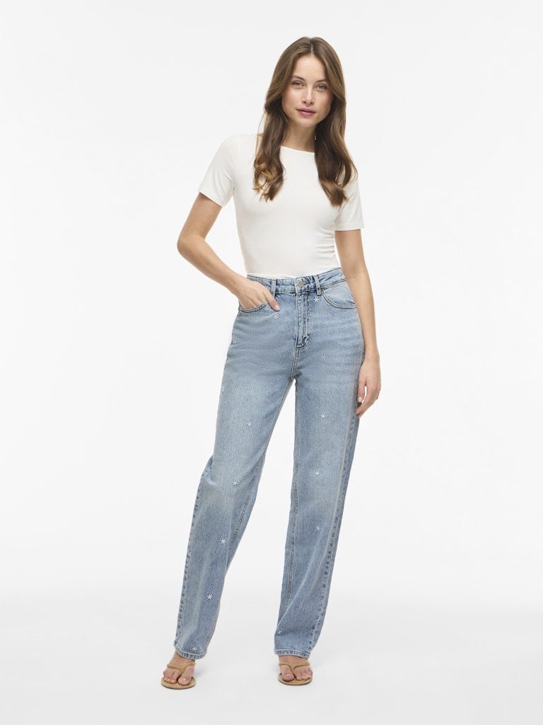 Vila | Jeans Kelly straight light blue