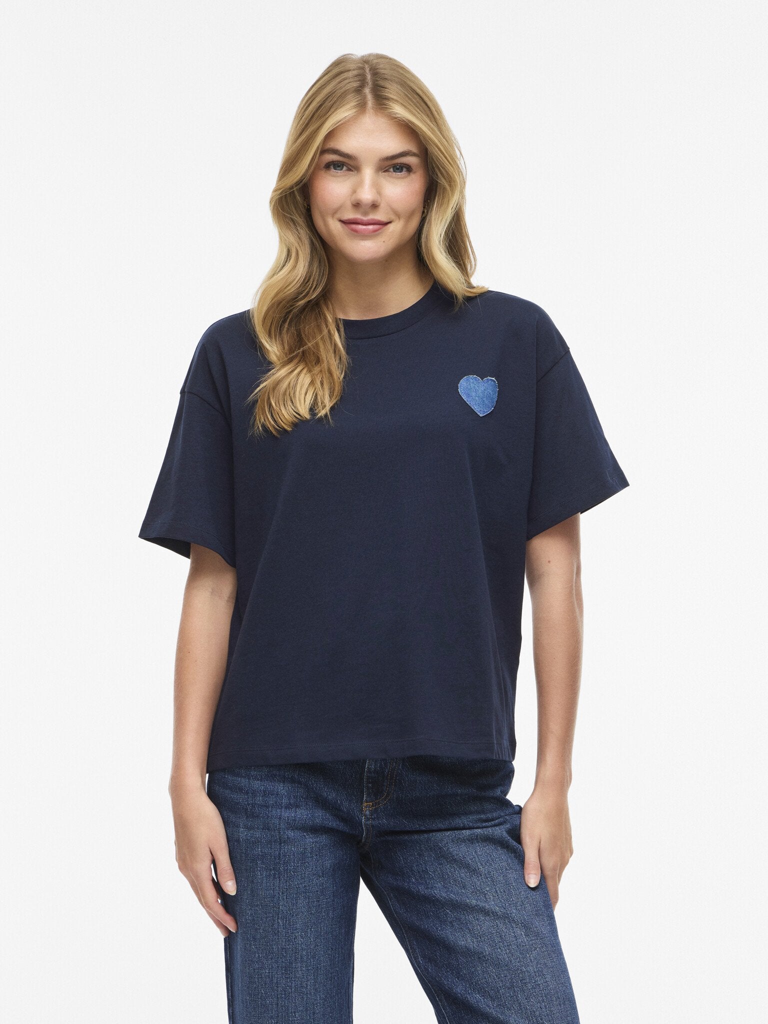 Vila | T-shirt Monie navy