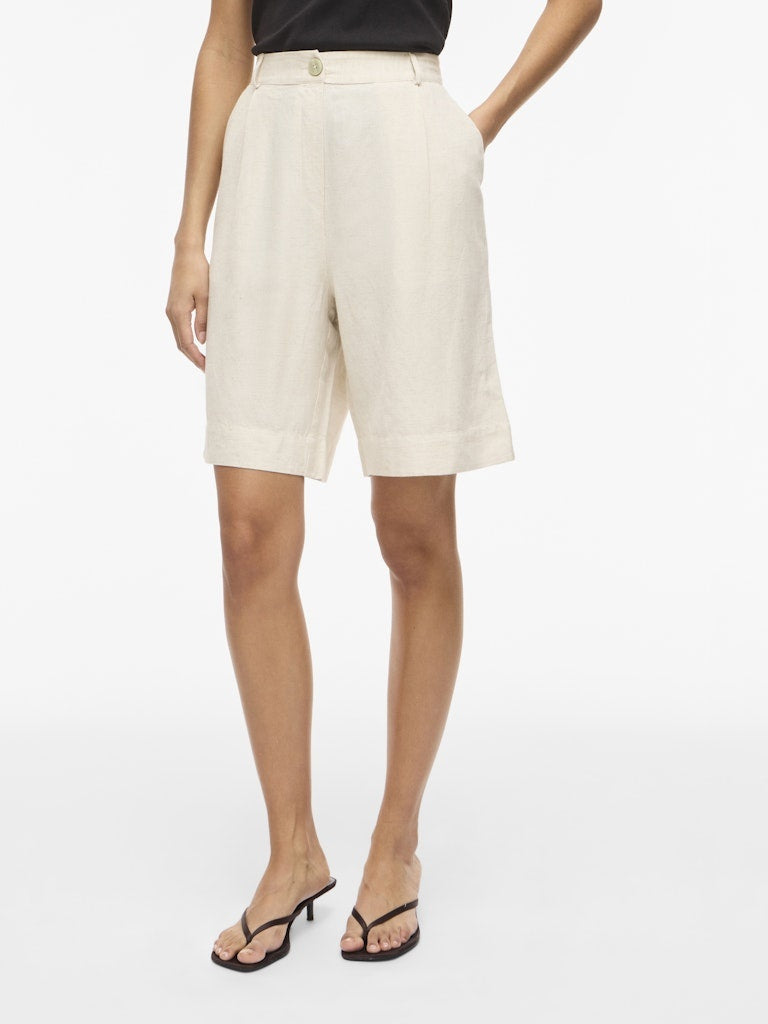 Vila | Bermuda short Prisilla naturel NOOS