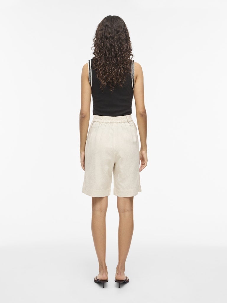 Vila | Bermuda short Prisilla naturel NOOS