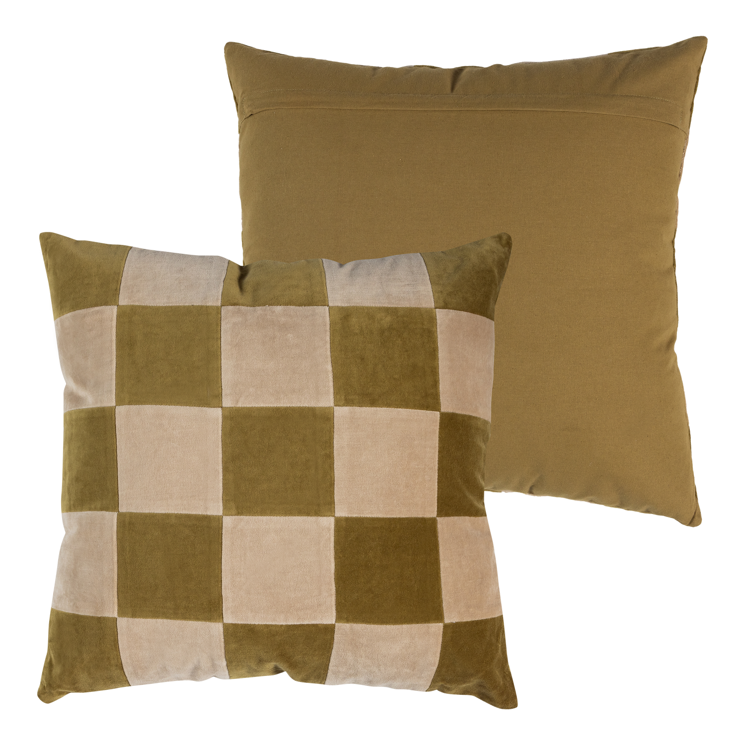 Woood | Kussen Vola vierkant green/orange