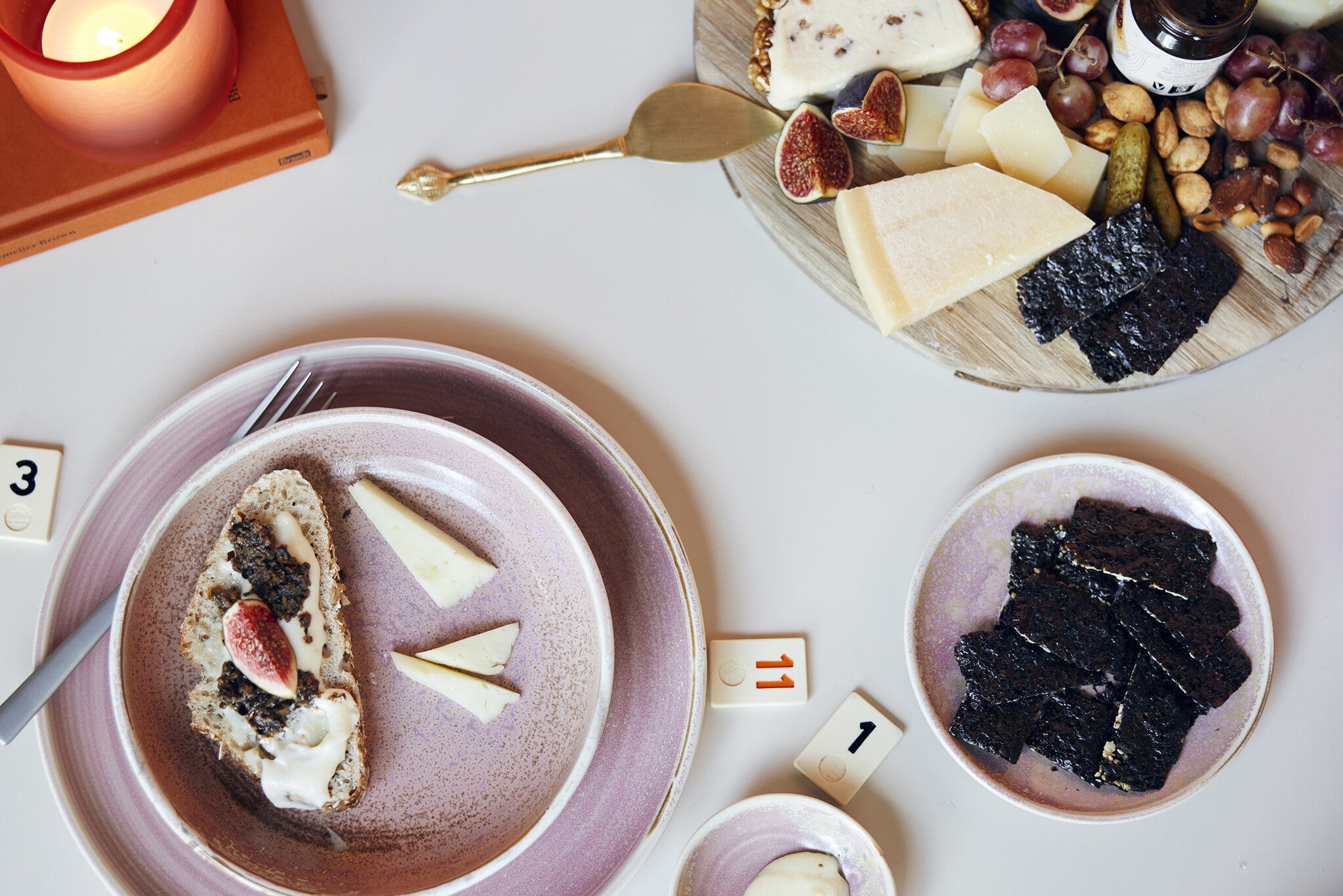 HK Living | Chef ceramics dinerbord pink