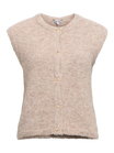 Object | Gebreid mouwloos vestje Saggia humus