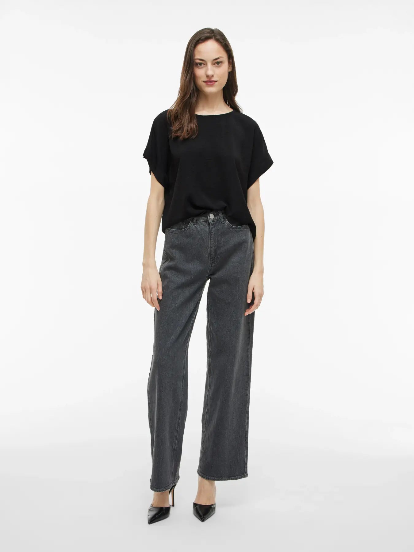 Vila | Top Josa black beauty NOOS