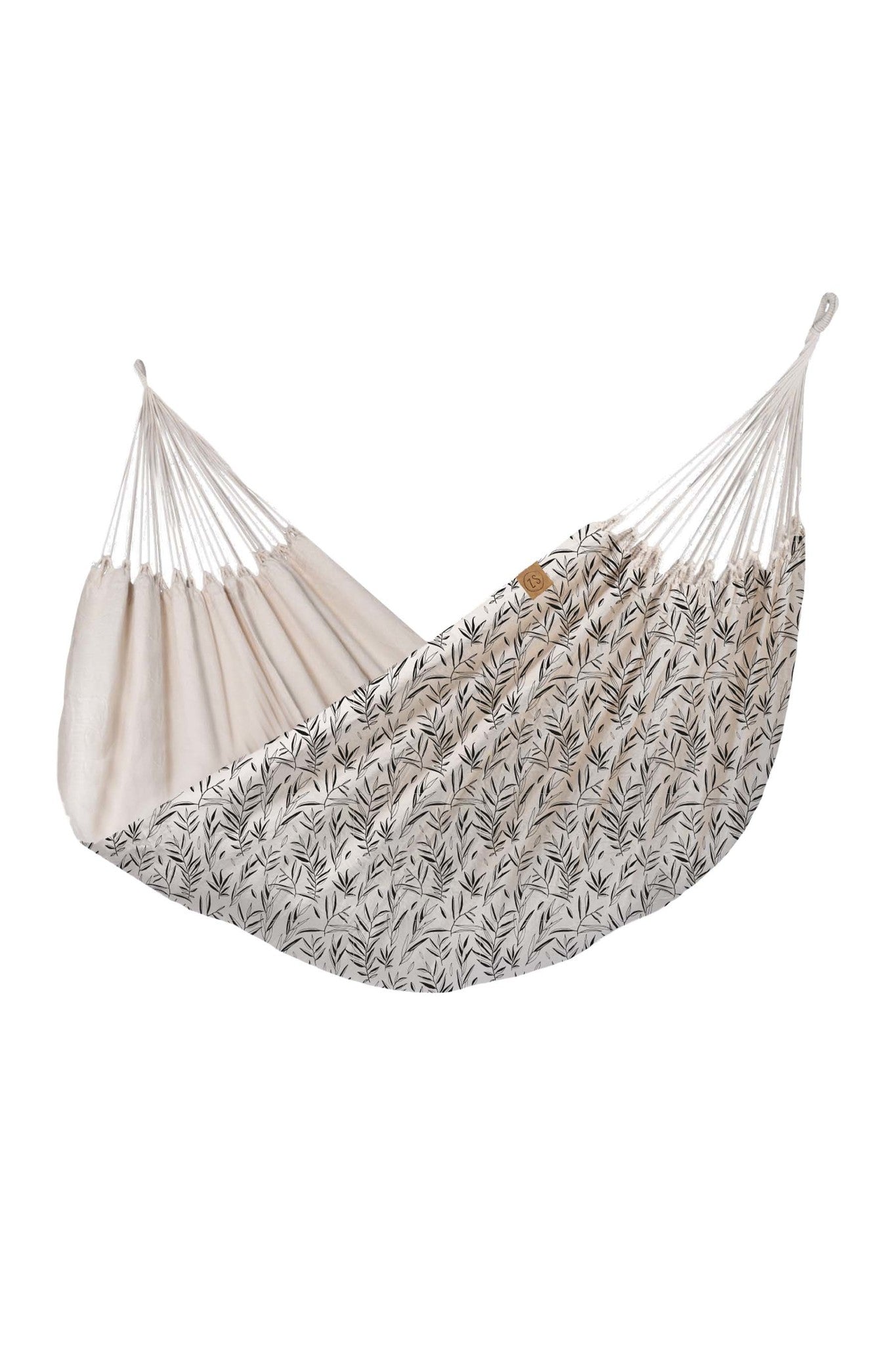 Zusss | Hangmat bladprint 95x212cm zand