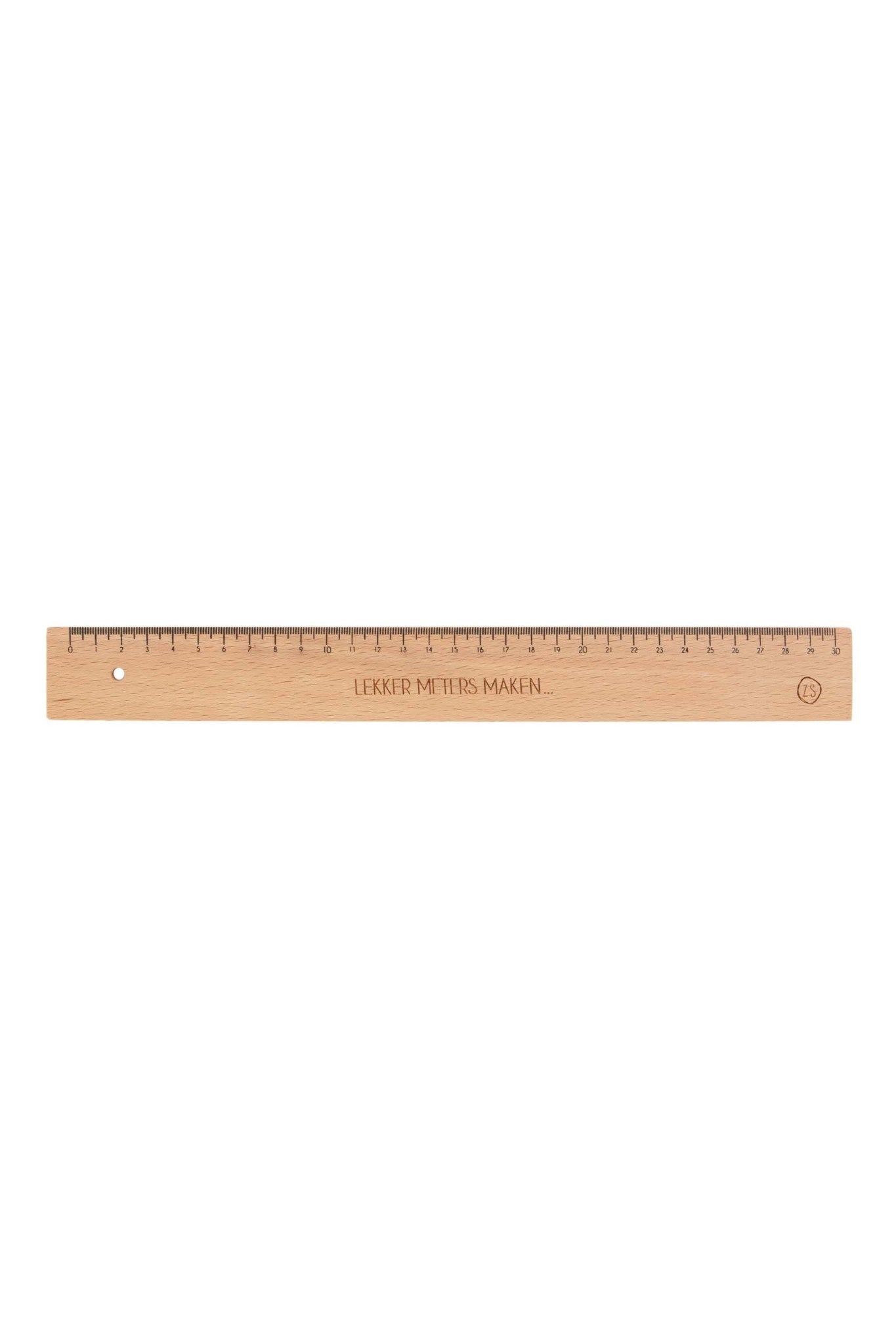 Zusss | Houten liniaal lekker meters maken