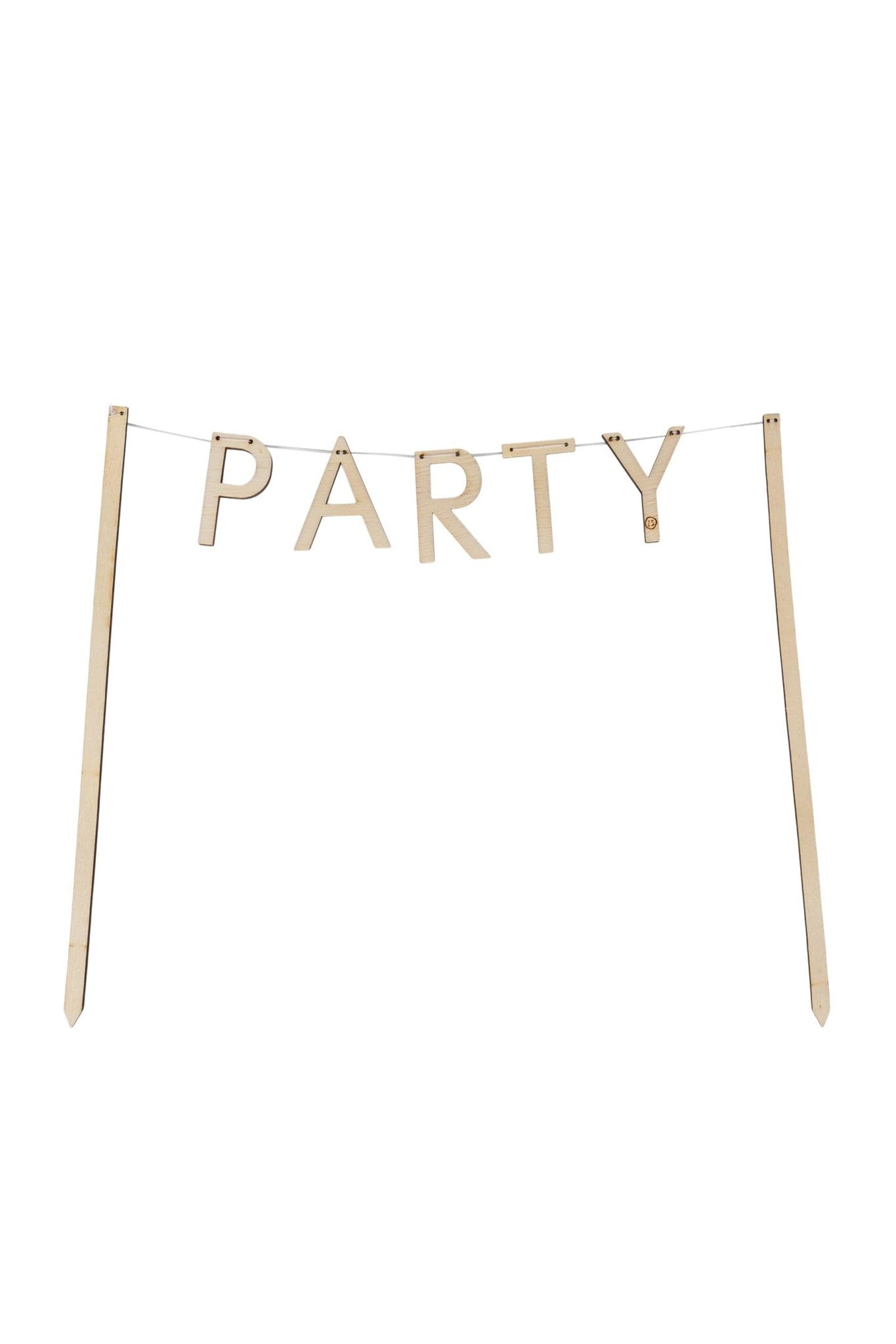 Zusss | Houten taartslinger party 18cm
