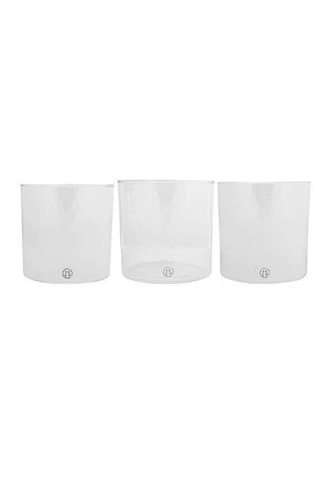 Zusss | Windlicht frosted glas