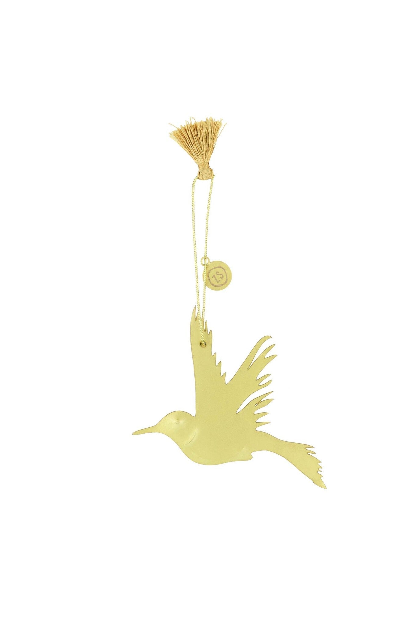 Zusss | Metalen hanger vogel goud