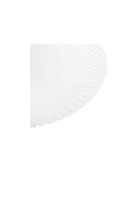 Zusss | Stylingbord met ribbels 30cm metaal wit