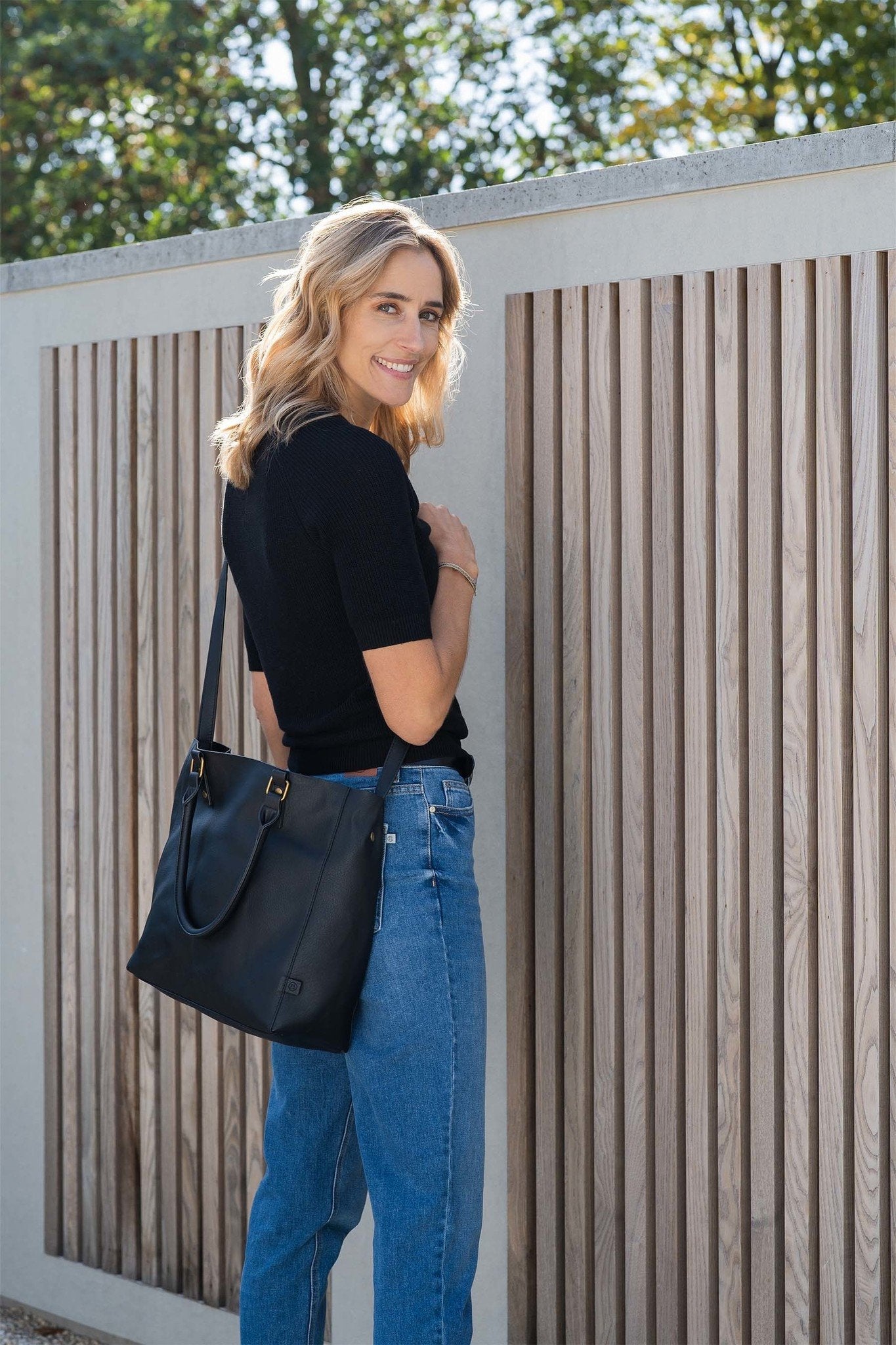 Zusss | Trendy handtas zwart