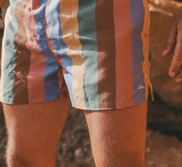 Salted Stories | Zwembroek man multi stripe
